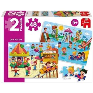 2 Puzzles 48 pièces – Parc Aquatique et Fête Foraine