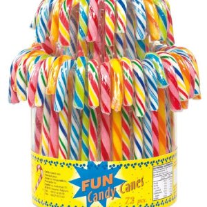 Tubo de 72 Candy Canes aux fruits 1kg
