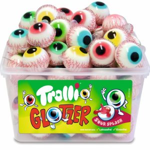 Tubo de 60 pièces d&rsquo;œil Glotzer Trolli