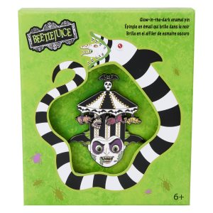 BEETLEJUICE – Carousel Hat Sliding – Pins 8cm Loungefly