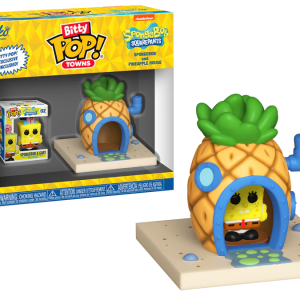 BOB L’EPONGE – Bitty Pop Town – Bob l’éponge et maison ananas
