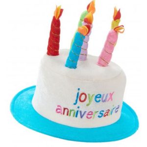 Chapeau Joyeux Anniversaire Multicolore