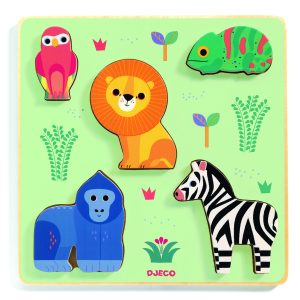 EMILION- Puzzle en Bois Animaux