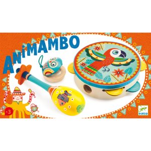 ANIMAMBO – SET Maracas Tambourin Castagnettes