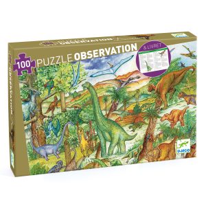PUZZLE OBSERVATION 100 pièces – Dinosaures