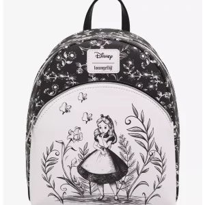 Disney Alice In Wonderland – Black & White – Sac à dos Loungefly