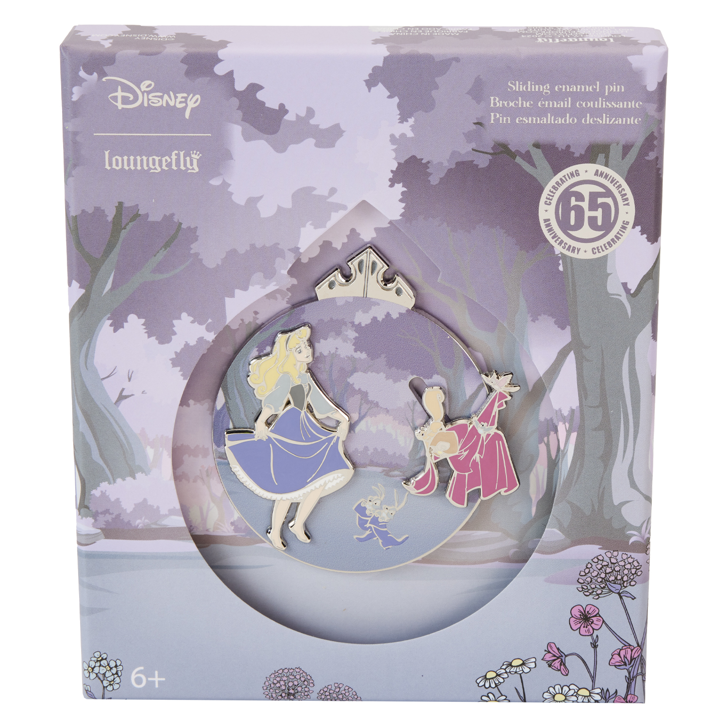 Disney Loungefly Collector Box Pin Sleeping Beauty 65 Th Anniv