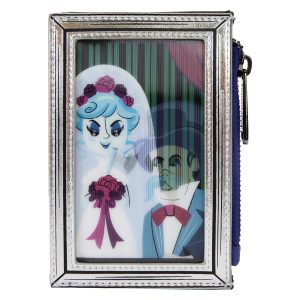Disney Loungefly porte carte Haunted Mansion Black Widow Bride