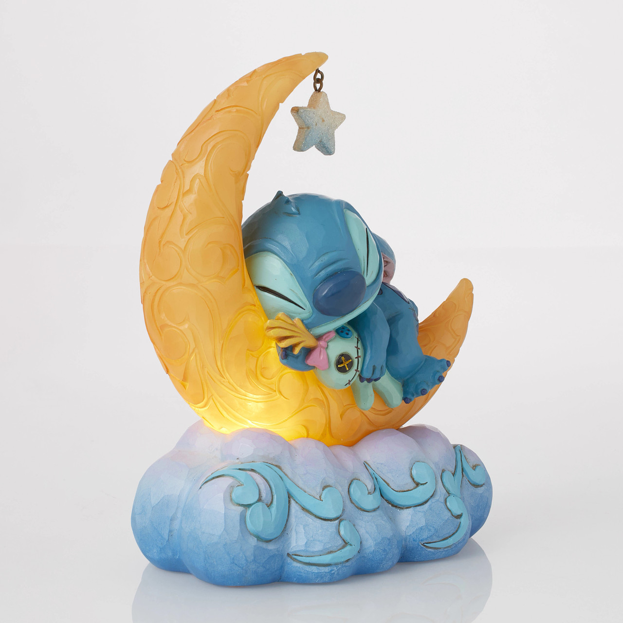 Figurine Stitch et Souillon Lune lumineuse – Disney Traditions – Image 3
