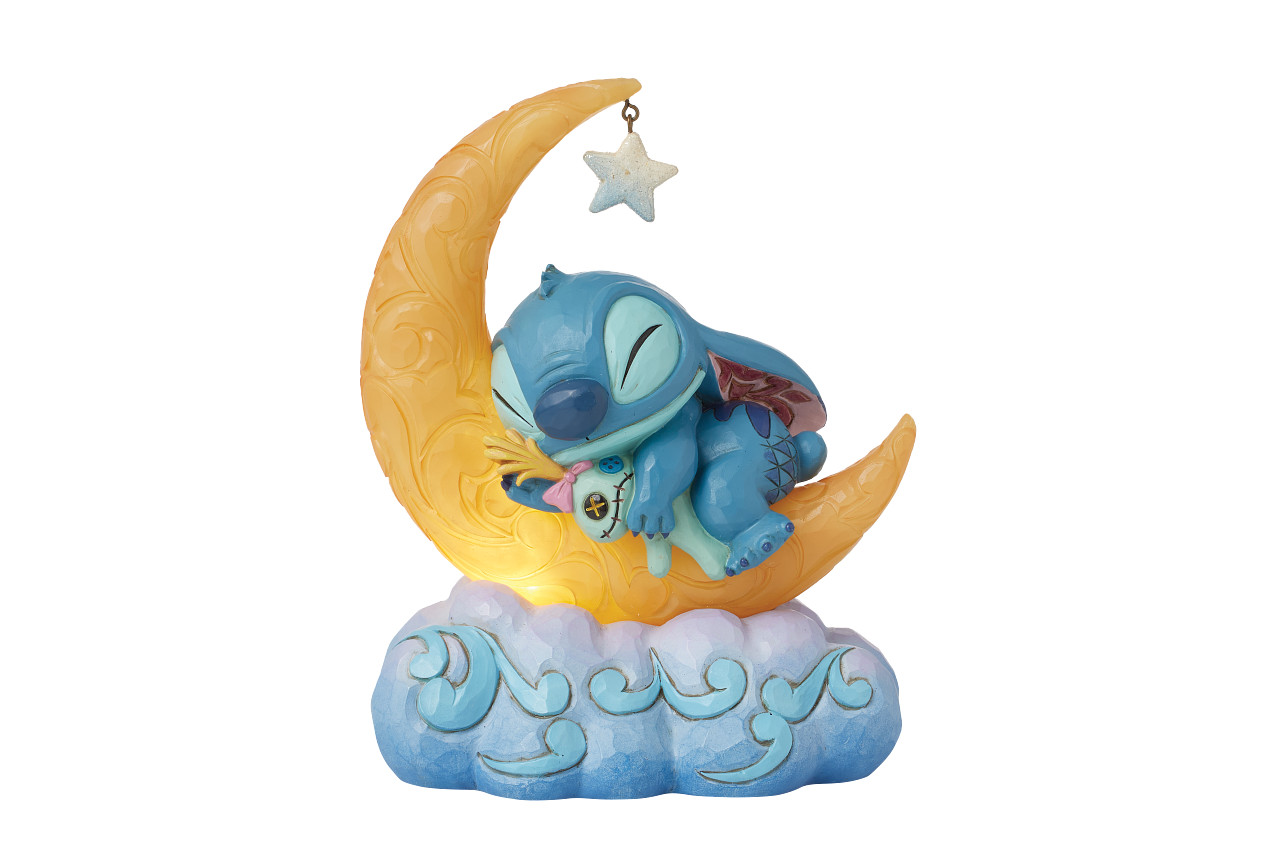 Figurine Stitch et Souillon Lune lumineuse – Disney Traditions – Image 7