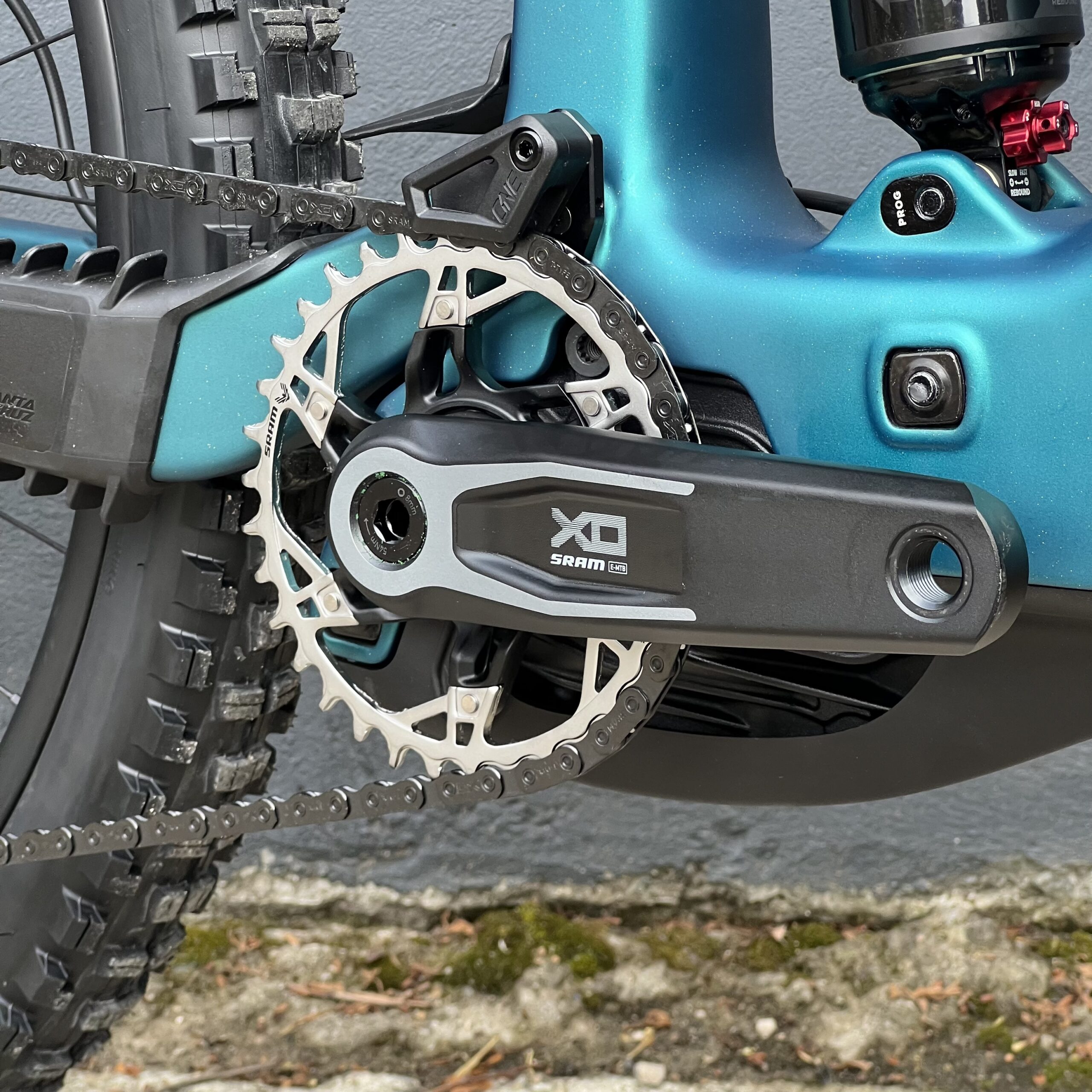 SANTA CRUZ Bullit XO AXS RSV | 2026 | Matte Teal Sparkle – Image 6