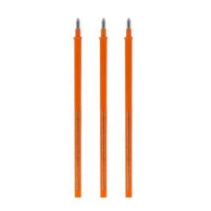 LOT 3 RECHARGES STYLO ENCRE GEL EFFACABLE LEGAMI – ORANGE