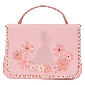 Loungefly Disney – Floral Pink Princess Silhouettes – Sac à bandoulière