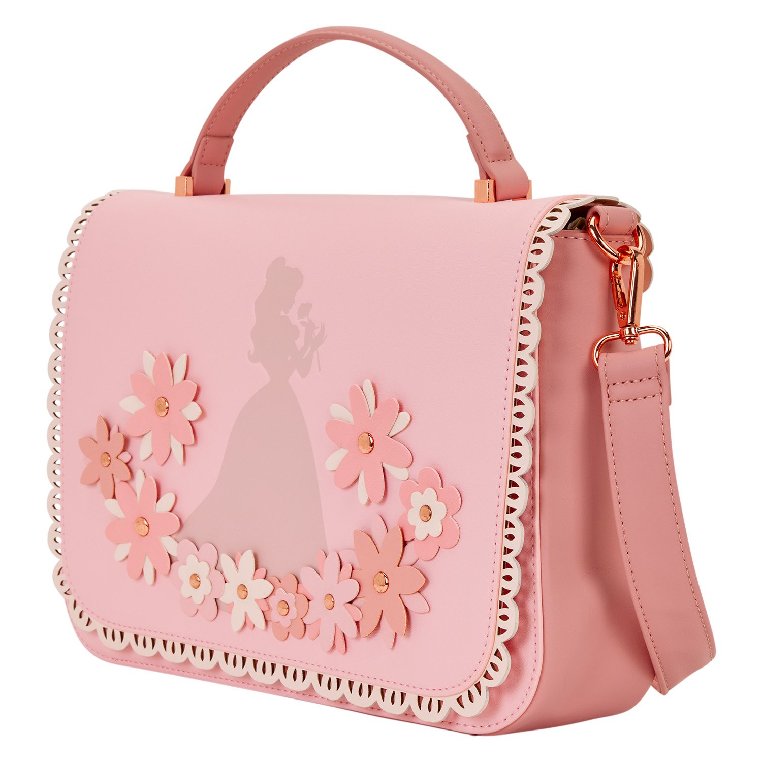 Loungefly Disney – Floral Pink Princess Silhouettes – Sac à bandoulière – Image 4