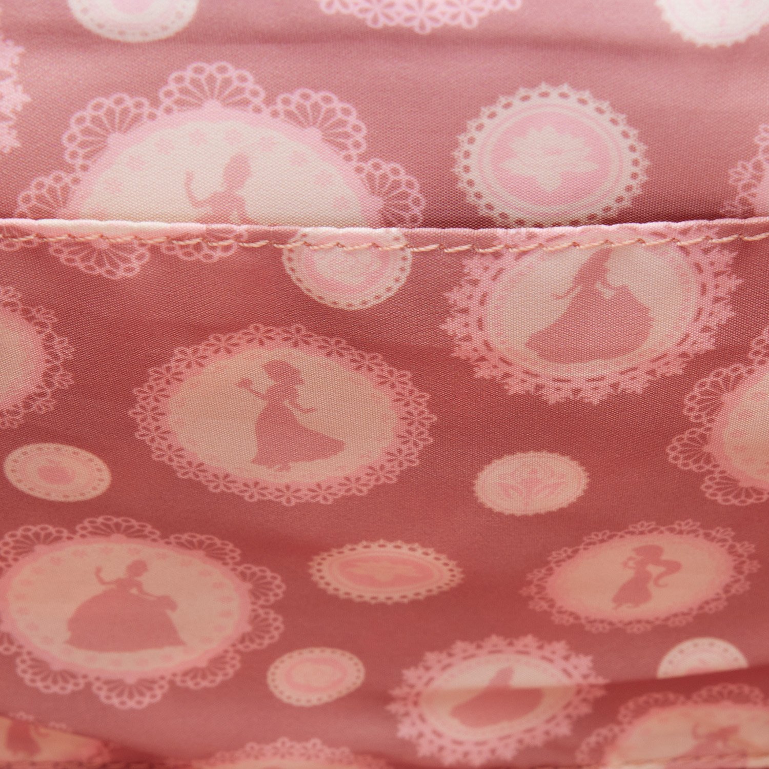 Loungefly Disney – Floral Pink Princess Silhouettes – Sac à bandoulière – Image 5