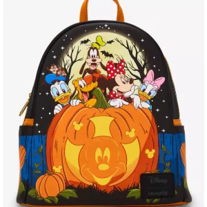 Loungefly Disney Mickey & Friends – Halloween pumpkin – Sac à dos