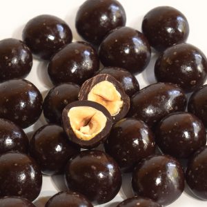 Noisettes au chocolat noir