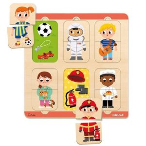 PUZZLE EN BOIS – MÉTIERS