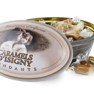Boite Souvenirs d&rsquo;enfance asst caramels fondants 250gr