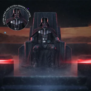 STAR WARS – Dark Vador sur Trone – Statuette Art Scale 17.85cm