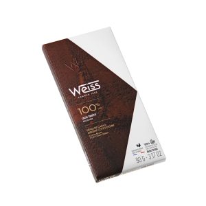 Tablette – 100% Cacao – 90g Weiss