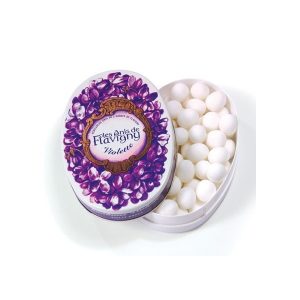 12 Boîtes oval Anis Flavigny goût violette 50gr