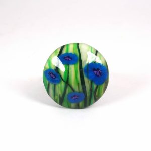 Bague champs de bleuets