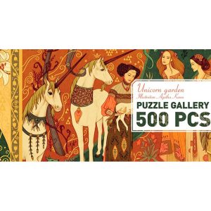 PUZZLE GALLERY 500 pièces – Unicorn Garden