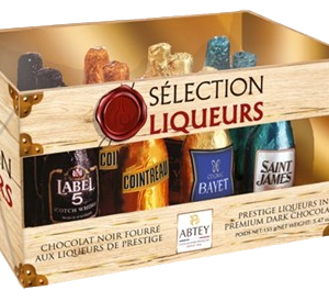 Casier sélection liqueurs assortis Abtey 155g