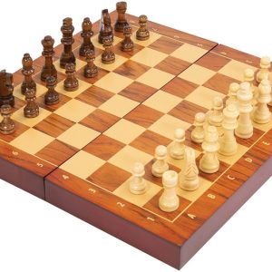 JEU D’ÉCHECS EN BOIS PLIABLE