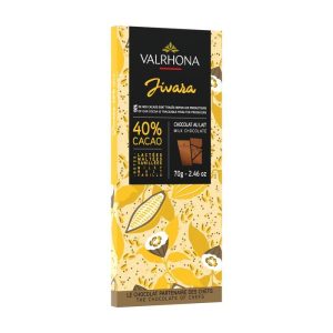 Tablette de chocolat au lait 40% Jivara 70g Valrhona