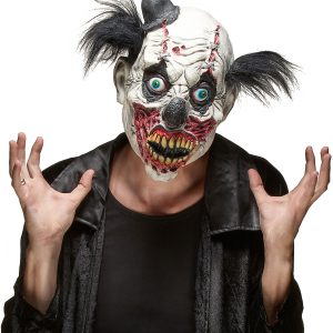 MASQUE LATEX CLOWN SANGLANT