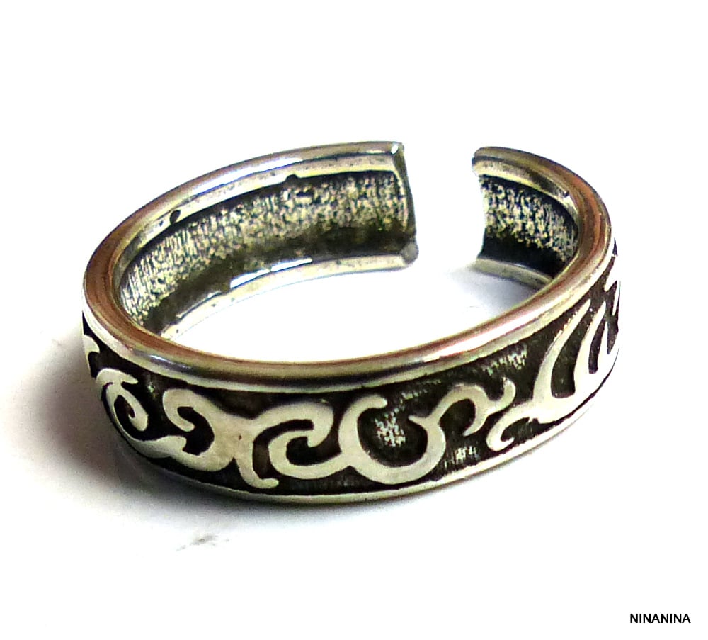 Bague de pied plaqué Argent – Image 5