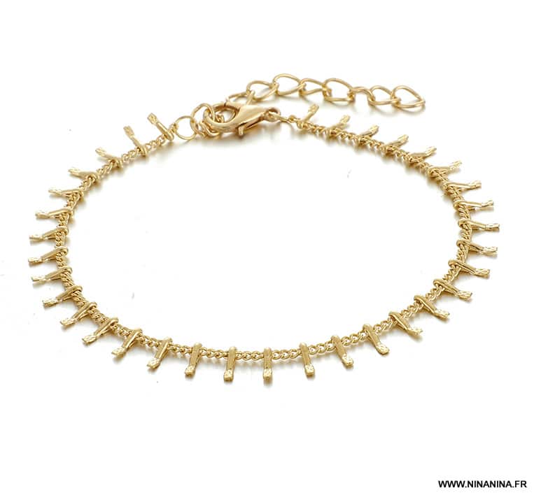 Ensemble de bracelets femme dorés style boheme chic – Image 8