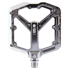Pédales SB3 Spectrum | Aluminium usiné CNC | Silver