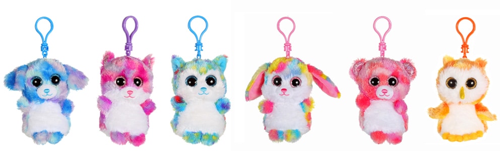 PELUCHE ANIMAL PORTE CLÉ BRILLOO FRIENDS