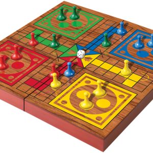 JEU DE PETITS CHEVAUX EN BOIS – LUDO